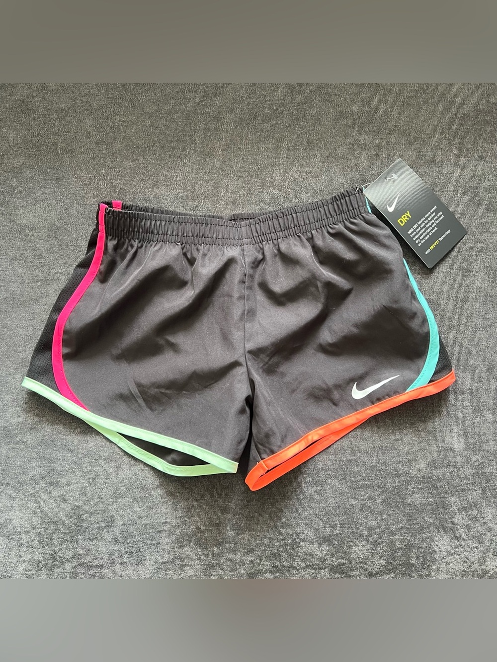NWT Nike Girls Black Shorts Size 6